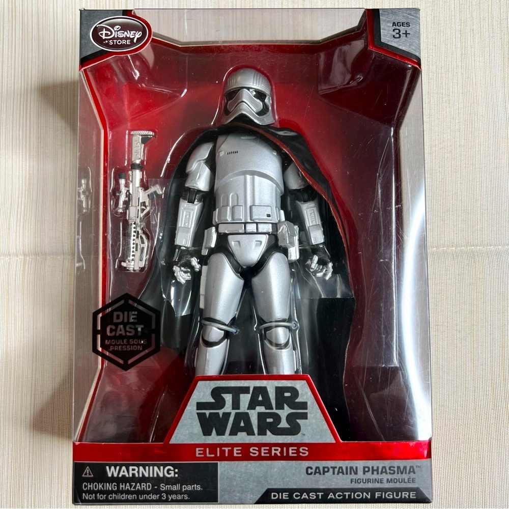 STAR WARS CAPTAIN PHASMA DIE CAST FIGURE 7 1/2”